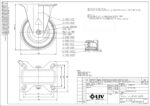 2193 - LIV kotač metalni fiksni, fi 100 mm, KG - 70,Ferro-pack