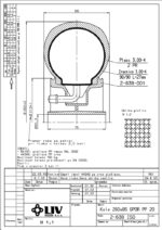 2219 - LIV kotač za neravni teren sa plastičnom felugom, bez osovine, fi 260 mm, KG - 150,Ferro-pack