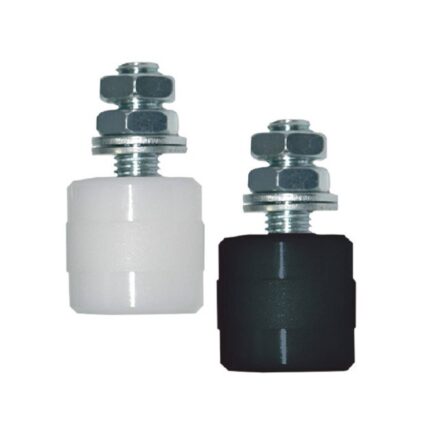 Bočni PVC kotač za kliznu kapiju, fi 42 x 50, crni