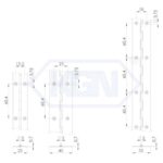 Klavir baglama 40mm x 2m, mesing - Slika 3