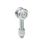 Nosač visečih vrata fi 24 mm x 65 mm, M 8, sa 2 kotača, IBFM