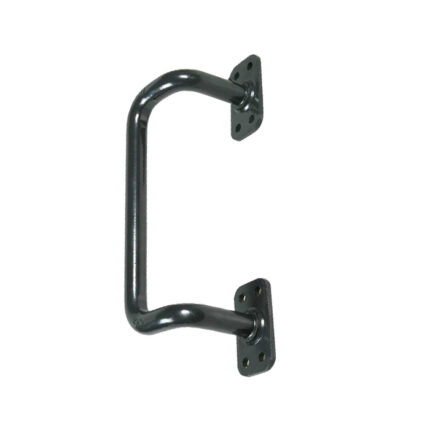 2592 Ručka za kliznu kapiju 230 x 65 mm, kriva, crna,Ferro-pack,Vitez,BiH