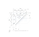 Nosač trokutni 110 x 110 x 1,5 mm,Ferro-pack