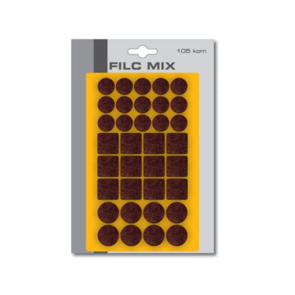 Filc mix 105 kom, braun