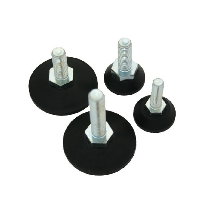 1202 Nogica regulirajuča fi 30, M10 X 30 mm, crna - pocinčana,Ferro-pack