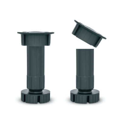 2026 Noga za kuhinjske elemente 100 mm -crna, EKO,Ferro-pack