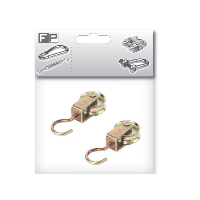 P2205-Kolitarnik sa kukom 30 mm / 2 kom,Ferro-pack