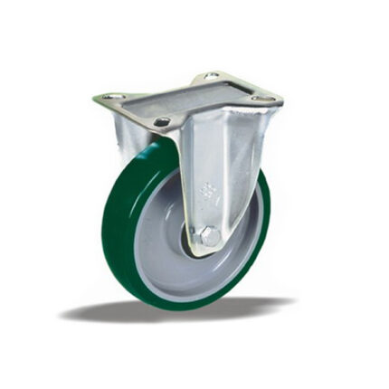 3365 - Liv kotač PA fi 125 mm fiksni poliuretan zelena-200kg,Ferro-pack