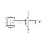 Regulirajuča baglama za teška vrata M 20 (za zavarivanje) - Slika 3