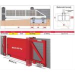 Samonosiva-konzolna kapija STANDARD, do 650 kg, maks. 8 m (OKOV) - Slika 2