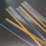 TM20 - TEGOMETAL PVC nosač cijena samoljepljivi, prozirni | 1238 x 40 mm - Slika 3