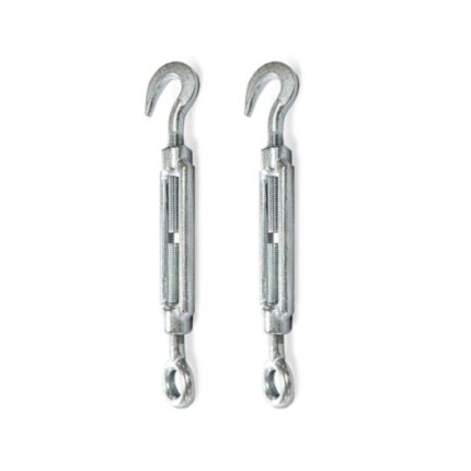 INOX zatezač za sajlu “kuka – oko”, 12 mm