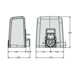 Motor za kliznu kapiju DEIMOS, 24 V, 600 kg, - SET