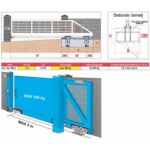 Samonosiva-konzolna kapija PROFI, do 500 kg (OKOV)
