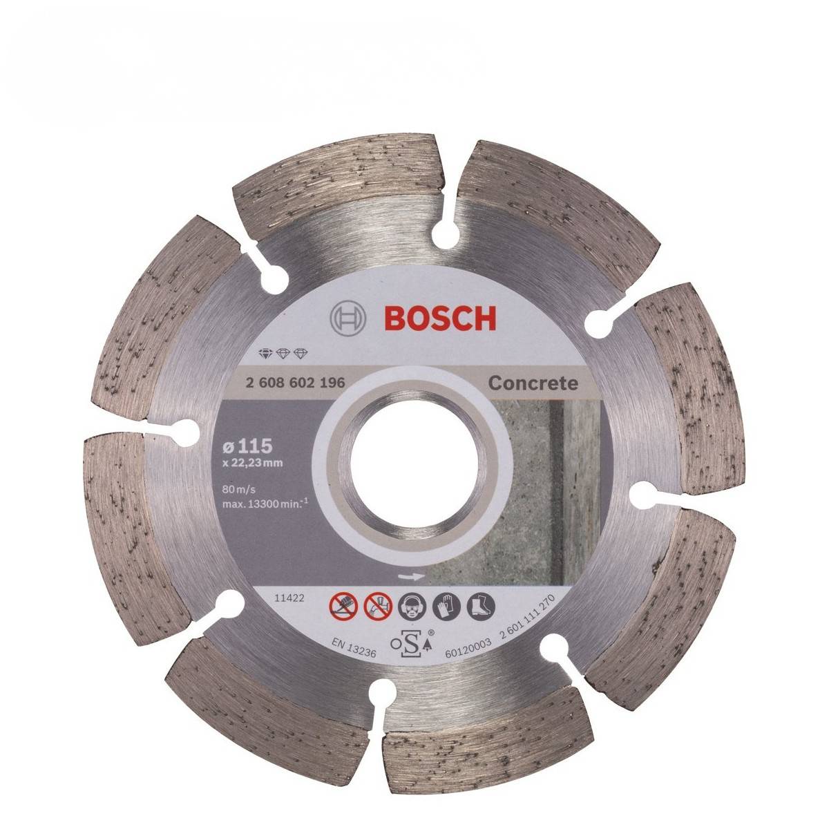 BOSCH ploča rezna dijamantna 115 x 22.2 beton professional BOSCH ploča rezna dijamantna 115 x 22.2 beton professional