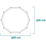 INTEX bazen s metalnom konstrukcijom + filter pumpa, 28212NP – 366 x 76 cm – SET