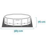 INTEX bazen s metalnom konstrukcijom + filter pumpa, 28212NP – 366 x 76 cm – SET