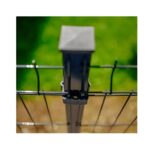 Obujmica za kvadratnu cijev 50×50 mm, sa vijkom – antracit