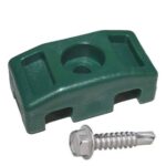 Spojnica plastična, sa vijkom - zelena - Slika 2