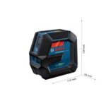 BOSCH laserski linijski nivelir GLL 2-15 G + LB 10 + BT150-1