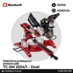 Einhell električna preklopna i potezna pila TC-SM 2534/1 – Dual