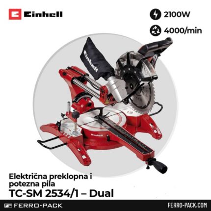 Einhell električna preklopna i potezna pila TC-SM 2534/1 – Dual