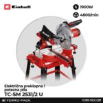 Einhell električna preklopna i potezna pila TC-SM 2531/2 U