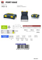 PORT-BAG - PVC kutija za alat MODULO - 468 x 338 x 148 mm - Slika 6