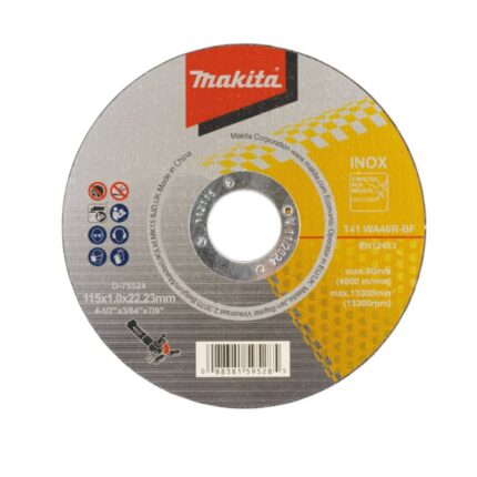 MAKITA rezna ploča za INOX WA46R, 115 x 1 x 22 mm - D-75524