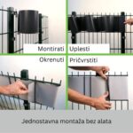 Folija PVC za ograde KOMPAKT - antracit