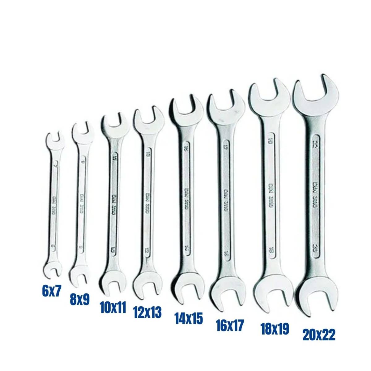 Ključ viljuškasti - set od 8 kom. | 6 - 22 mm Ključ viljuškasti - set od 8 kom. | 6 - 22 mm