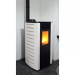 Kamin toplozračni na pelet - CentroPelet Z12 - bijeli | 2,64 - 9,05 kW