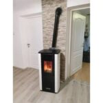 Kamin toplozračni na pelet - CentroPelet Z12 - bijeli | 2,64 - 9,05 kW