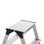 Ljestve aluminijske kućne | 2 gazišta - duple - Slika 4