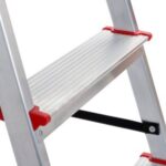 Ljestve aluminijske kućne | 3 gazišta - duple - Slika 4