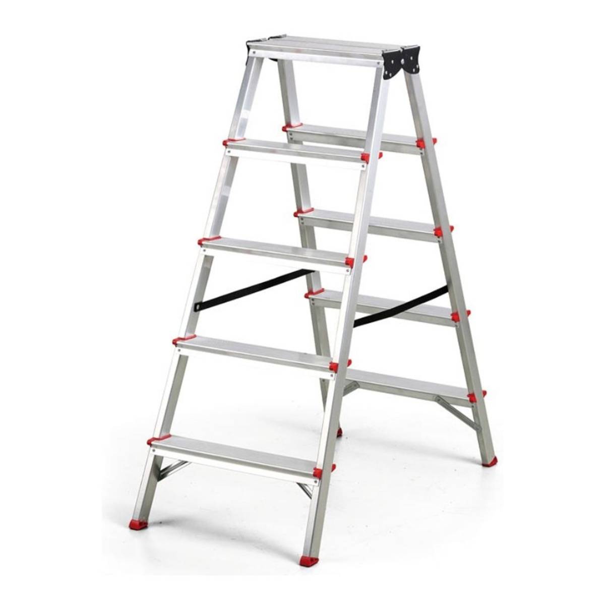 Ljestve-aluminijske-kućne-5-gazišta-duple Ljestve aluminijske kućne | 5 gazišta – duple