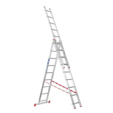 Ljestve aluminijske kućne kombinirane | 3×9 gazišta