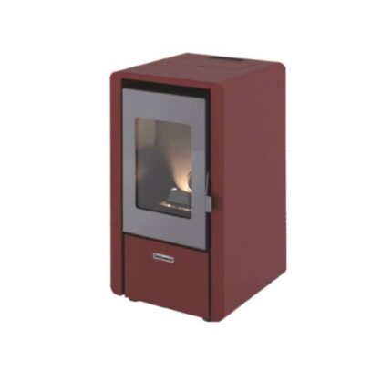 Kamin toplozračni na pelet - CentroPelet Z6 - crveni | 2,5 - 5,5 kW