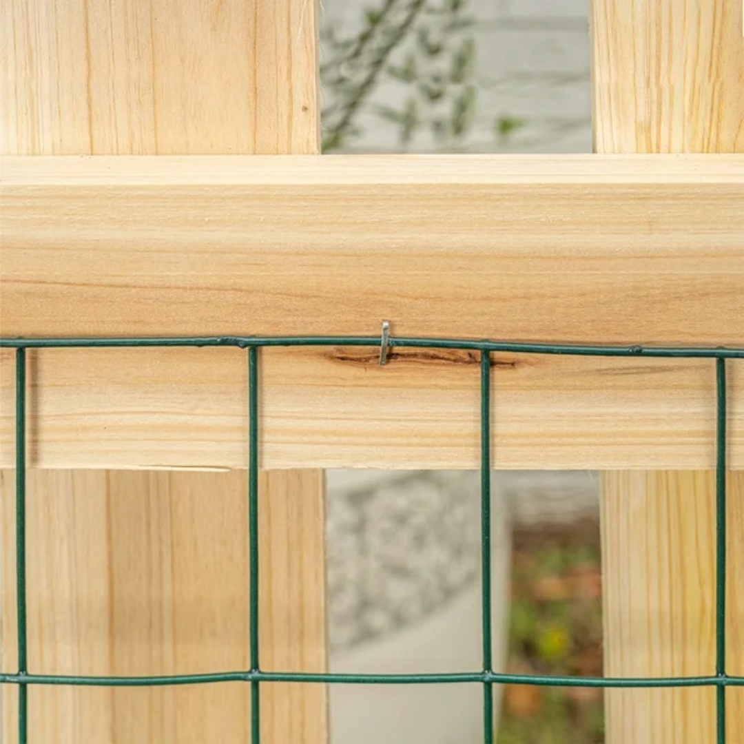 Metalna mreža za ograđivanje, plastificirana zelena (2,2 mm x 25 m) - visina 1,0 m - Slika 9