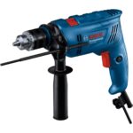 BOSCH električna udarna bušilica GSB 600 Professional, SET+ GRATIS radne hlače