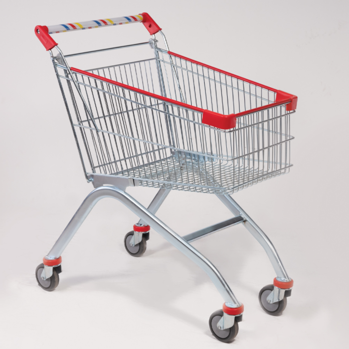 Trgovačka kolica 75 litara Trgovačka kolica, pocinčana | 75 litara - Slika 1