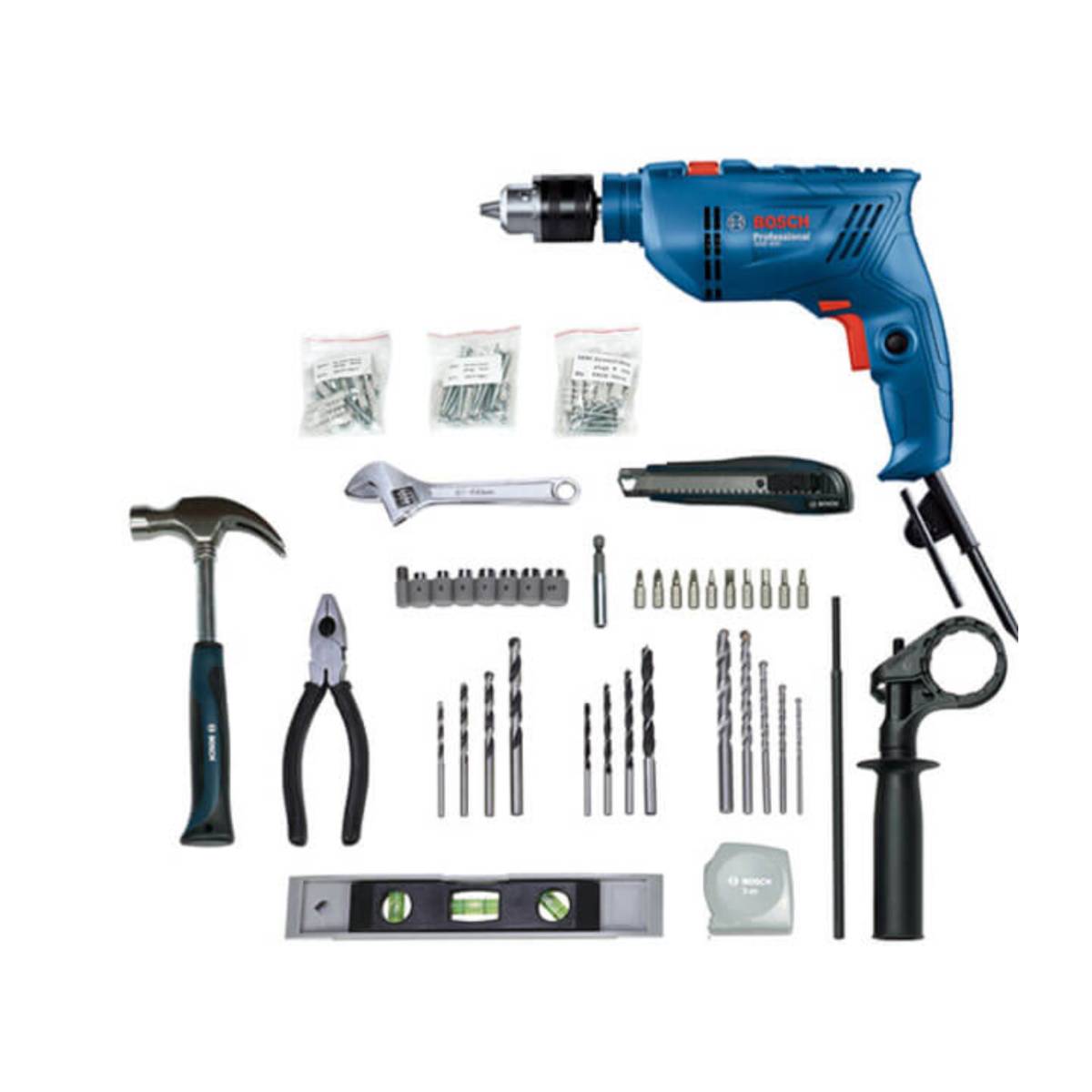 BOSCH električna udarna bušilica GSB 600 Professional, SET+ GRATIS radne hlače - Slika 3