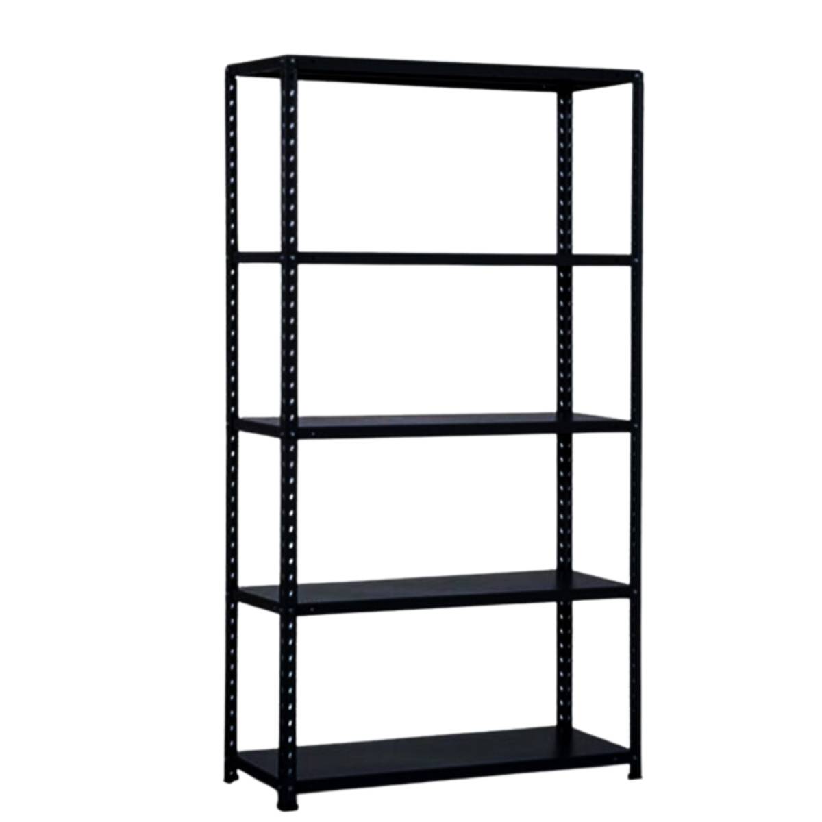 Metalna-polica-188x100x40-cm-5-katova-Crna Metalna polica 188 x 100 x 40 cm, 5 katova – Crna