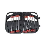 WEBER set nasadnih ključeva sa T ručkom 6 do 14 mm u PVC kovčegu, 9 komada