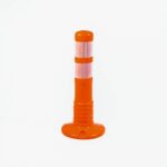 Fleksibilni stubić PVC narančasti, sa setom vijaka