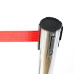 INOX stubić fi 6cm x h-91cm sa postoljem i trakom -300cm