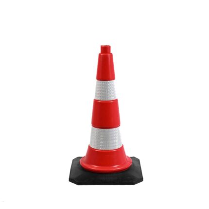 Čunj dvodijelni HDPE + gumena stopa, crveni