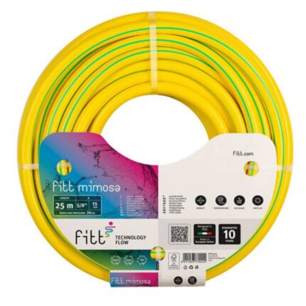 FITT Vrtno crijevo fi 18 mm (3/4″), 25 met, troslojno – armirano, žuto