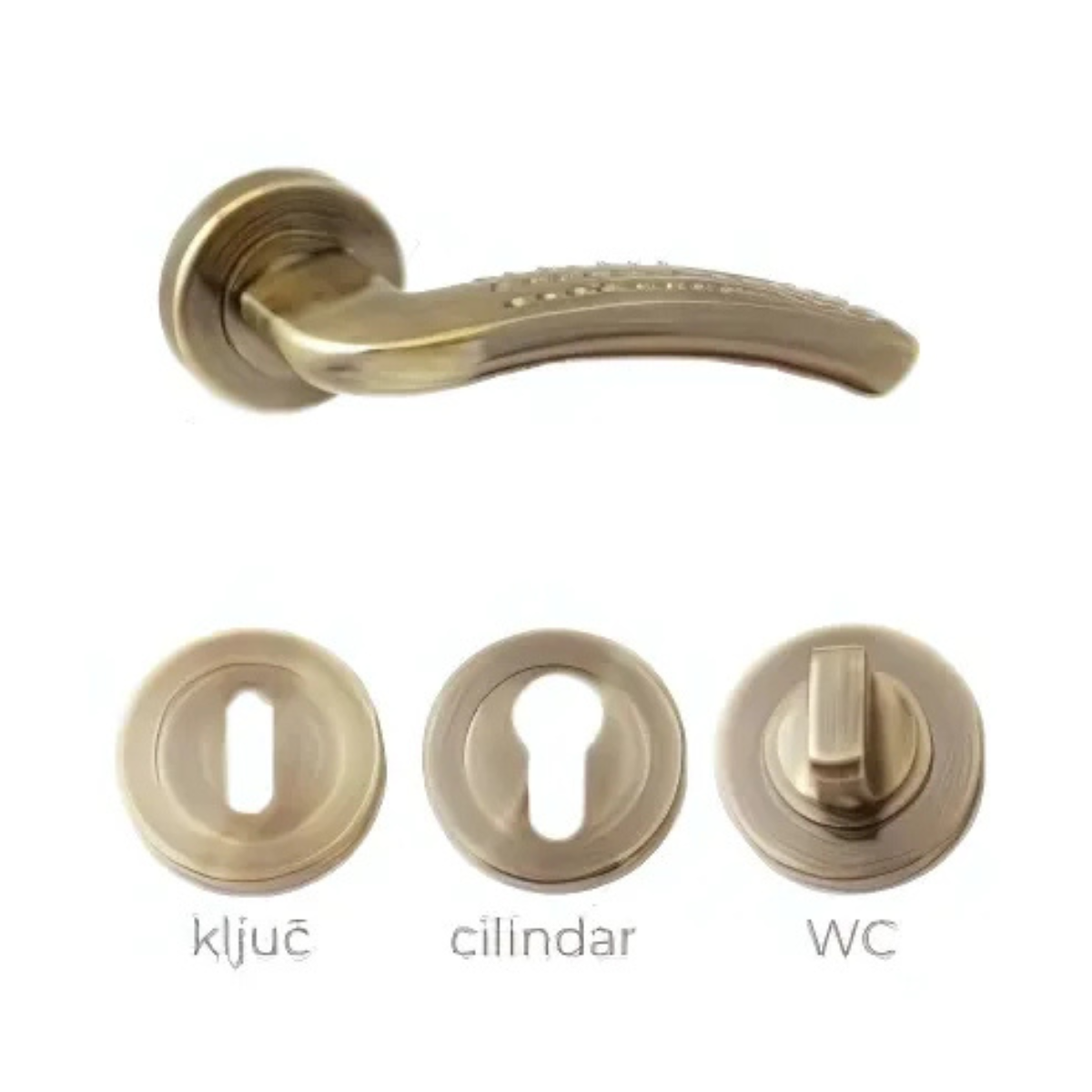 2829-2830-2831 Kvaka sa rozetnom, APECS, H-0426-A-AB - Slika 1