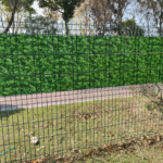 Folija PVC za ograde KOMPAKT-dekorativna imitacija trave - zelena - Slika 3